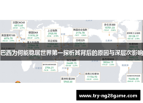 巴西为何能稳居世界第一探析其背后的原因与深层次影响 巴西为何能稳居世界第一探析其背后的原因与深层次影响